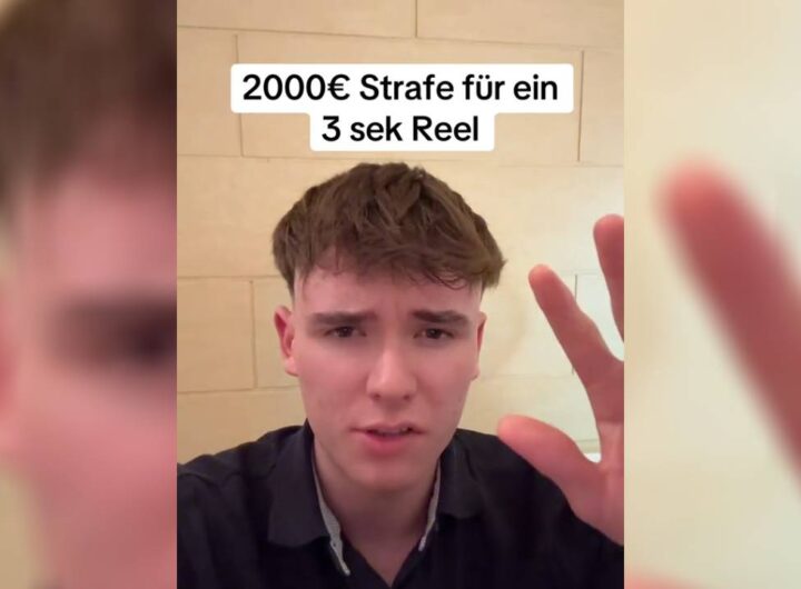 TikTok-Nutzer bekommt 2.000 Euro Abmahnung für 3-Sekunden-Clip