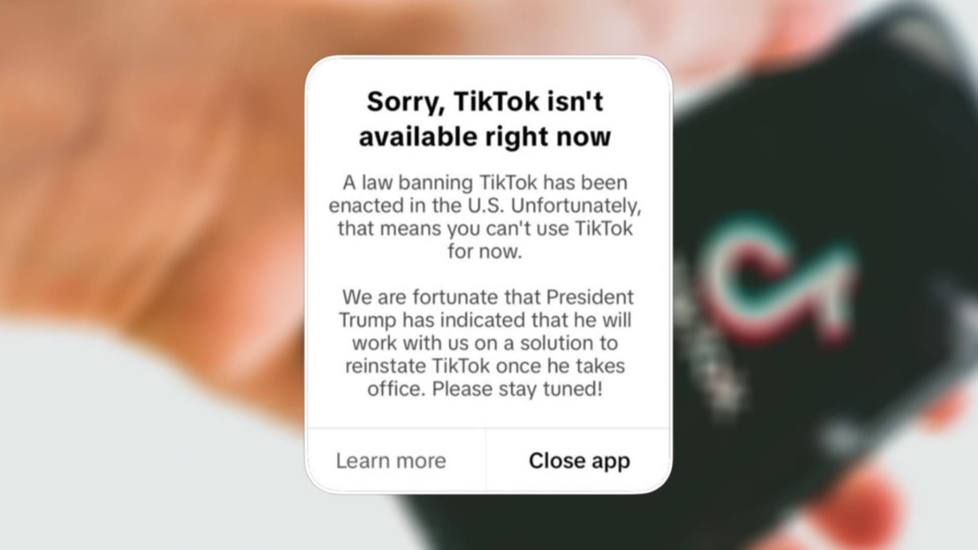 TikTok Sperre USA