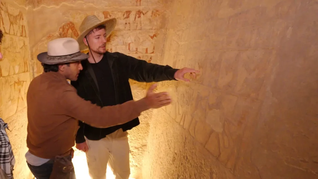 YouTube MrBeast Ägypten Pyramide